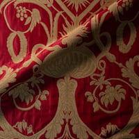 Vignette de Toile de soie 2 lats Cramoisi (Roll)