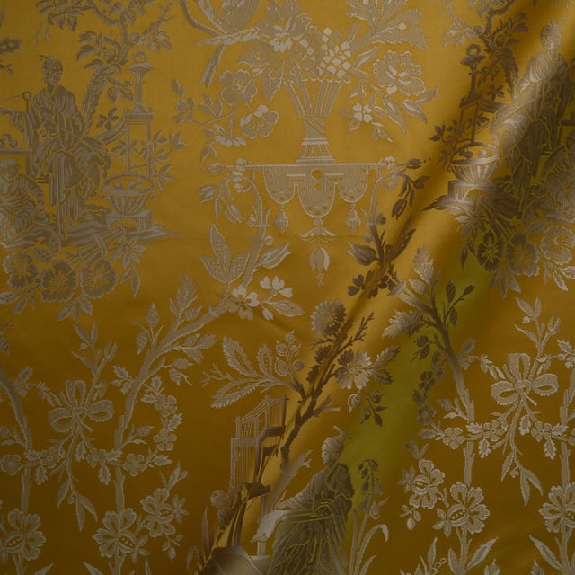 Lampas les Fileuses Jaune bouton d'or (Roll)