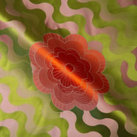 Vignette de Waving Flower Orange Sunny (Roll)