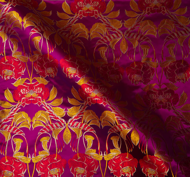 Les Pivoines de Bing Rose Indien (Roll 2)
