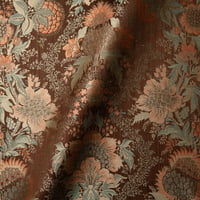 Vignette de Lampas Madrigal Brun (Roll)