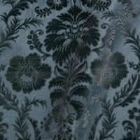 Vignette de Velours ciselé Mansart Bleu (Roll)