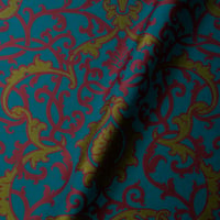Vignette de Lampas Ferrareccia Chrysocolla (Roll)