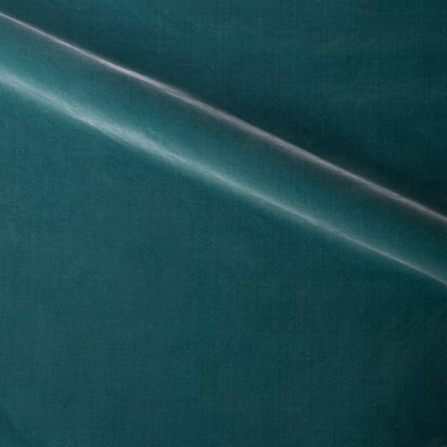 Velours soie uni Bleu Orleans (Roll)