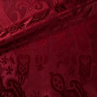 Vignette de Brocatelle Daniel Marot Pourpre (Roll 2)