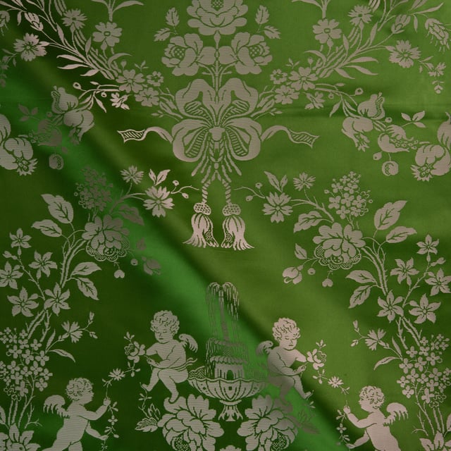 Lampas putti Vert (Roll 2)
