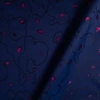 Vignette de Satin façonné Ruhlmann Bleu nuit (Roll)