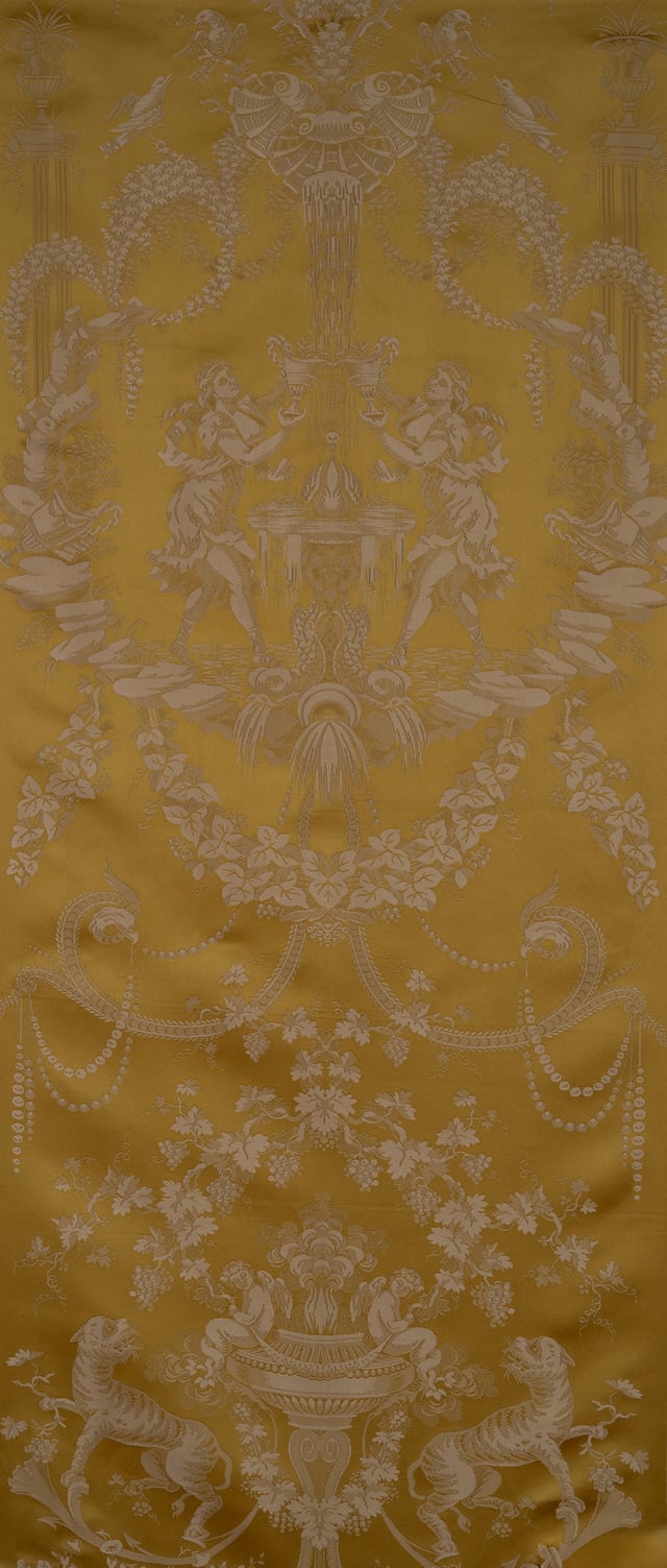 Lampas 2 lats Léopards Jaune (Carré)