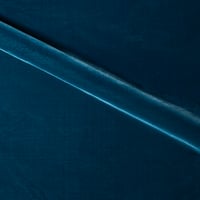 Vignette de Velours soie uni Bleu france (Roll)