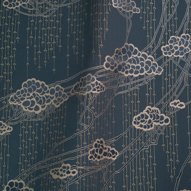 Brocart Pluie d'Or Bleu (Roll 2)