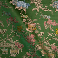 Vignette de Lampas Chinois Vert nue (Roll)