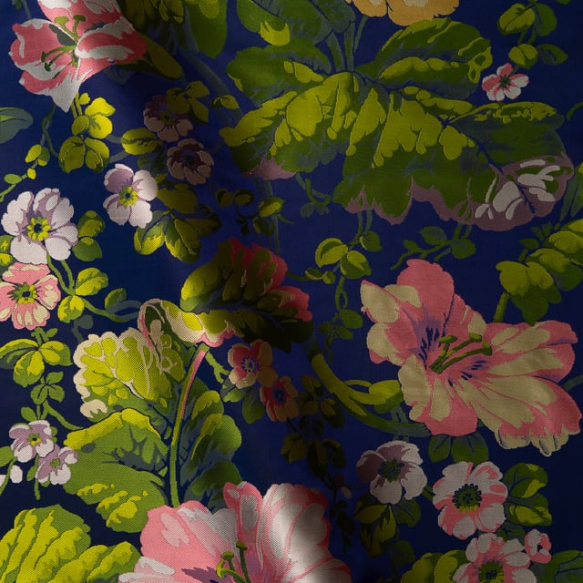 Lampas Fouillis Benoit Guichard Bleu nuit (Roll)