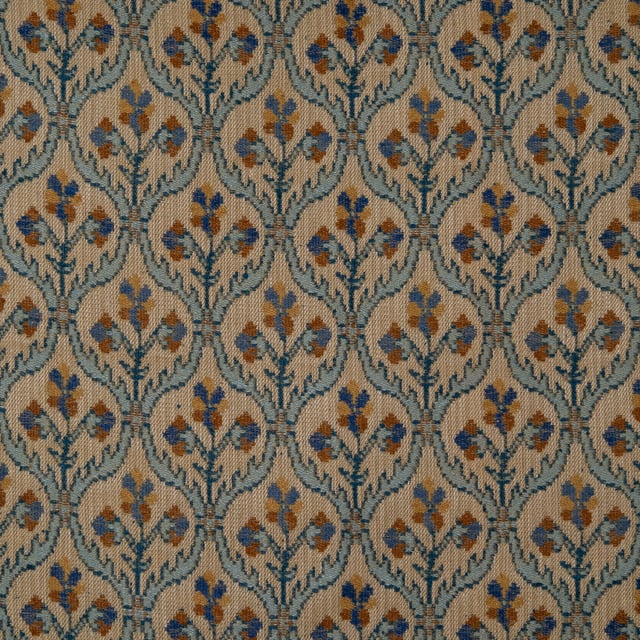 Fleuret Ferronnerie Bleu (Carré)