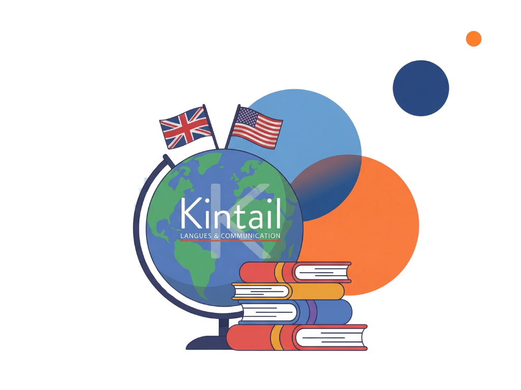 English Learning Illustration