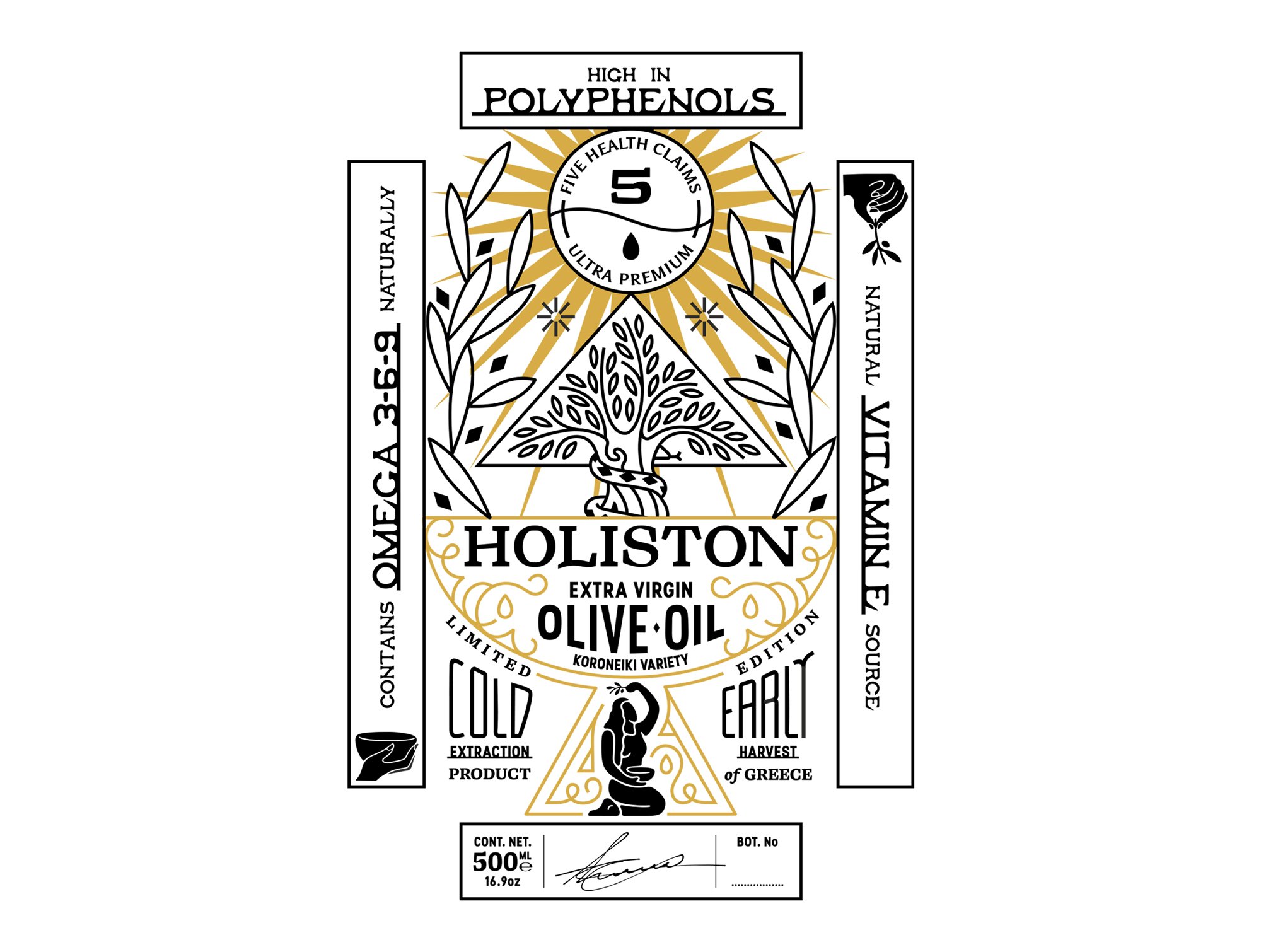 Holiston-oil-label-branding