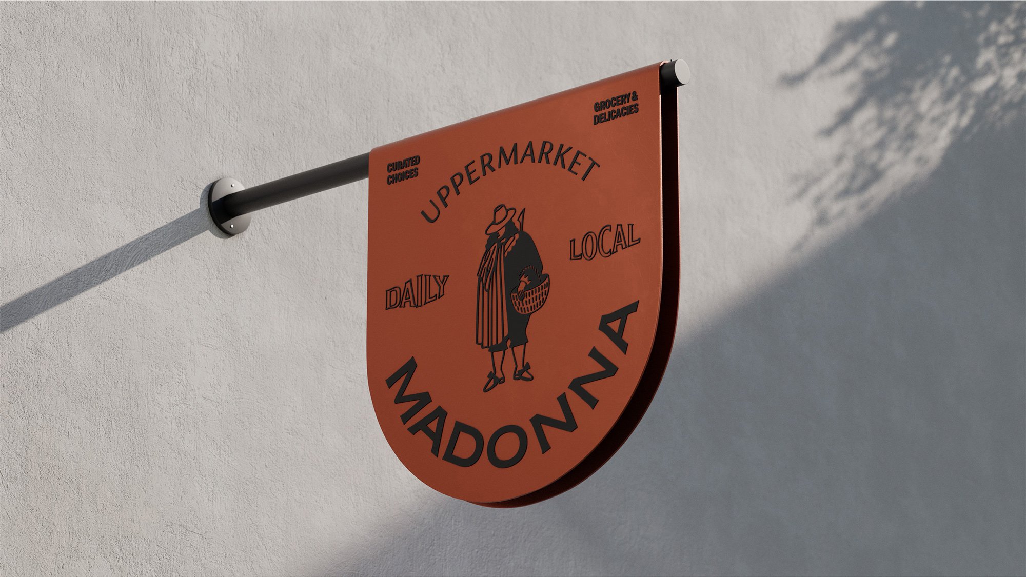 A sign of the brand madonna