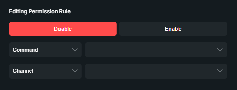 Creating a Dank Memer permissions rule