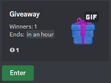 Giveaway embed