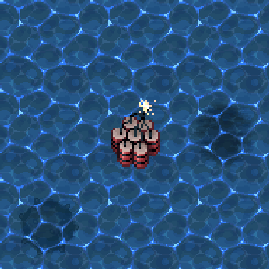 Fish catch mini-game.