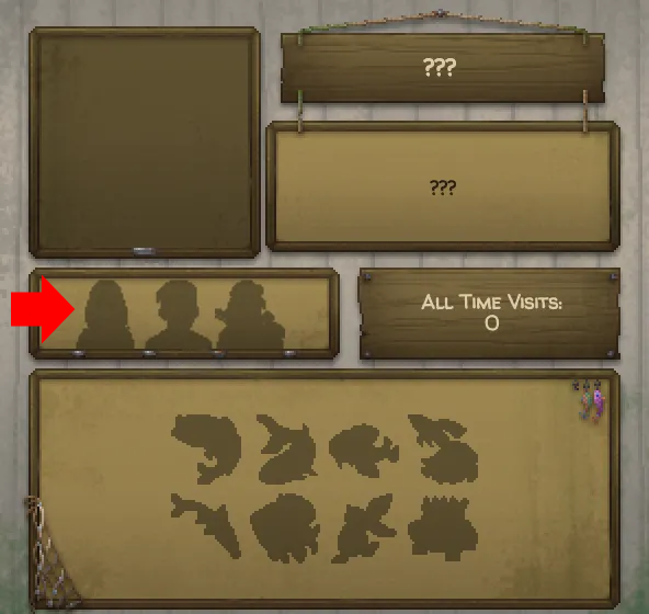 Location page from guidebook with arrow to NPCs.