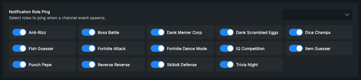 Example Settings @100%