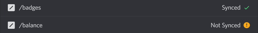 Not synced