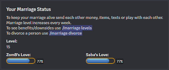 Marriage view embed