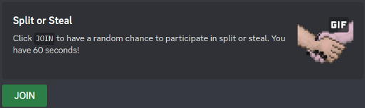 Split or steal join embed