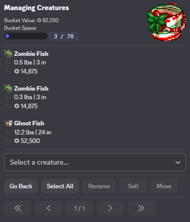 Managing your fish embed.