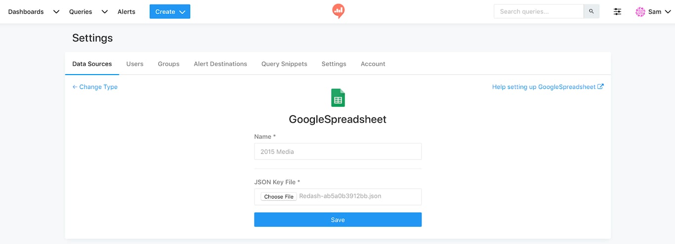 Load JSON
