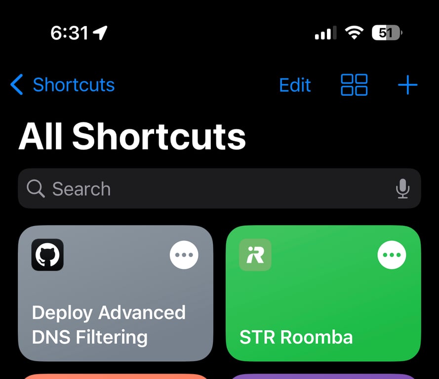 Shortcut Configuration