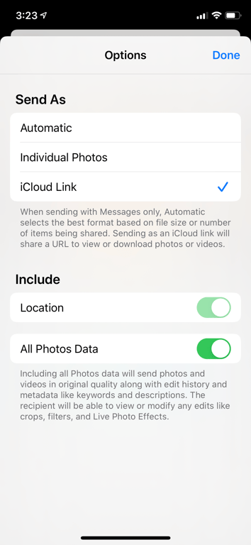 iCloud Link