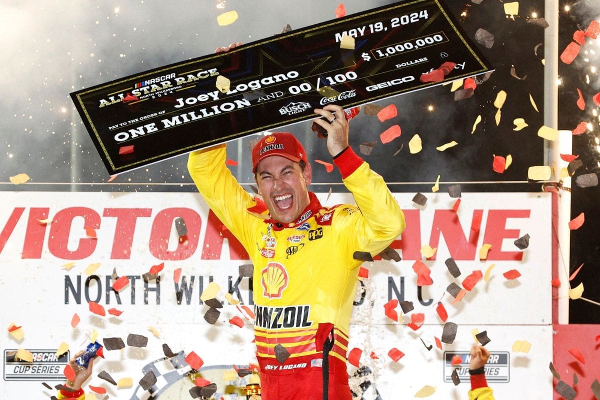 Penske Official Reacts to Logano's Win (1)