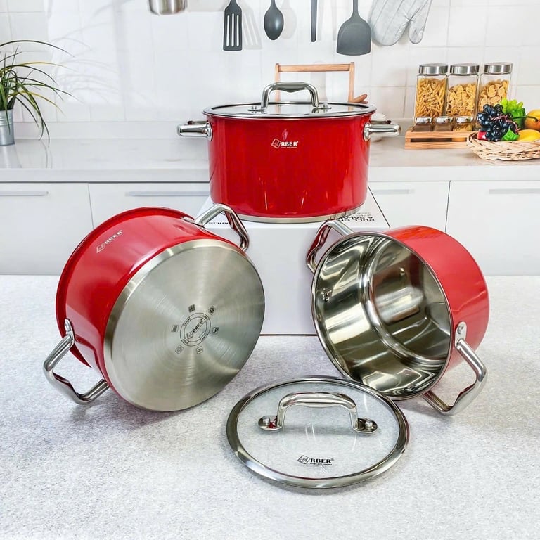 Bộ nồi chảo từ 5 chiếc Arber AN05SMD