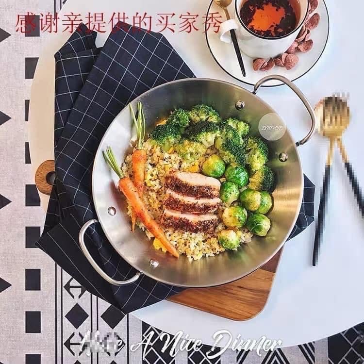 Chảo tuyết 2 quai Chockmen size 20cm