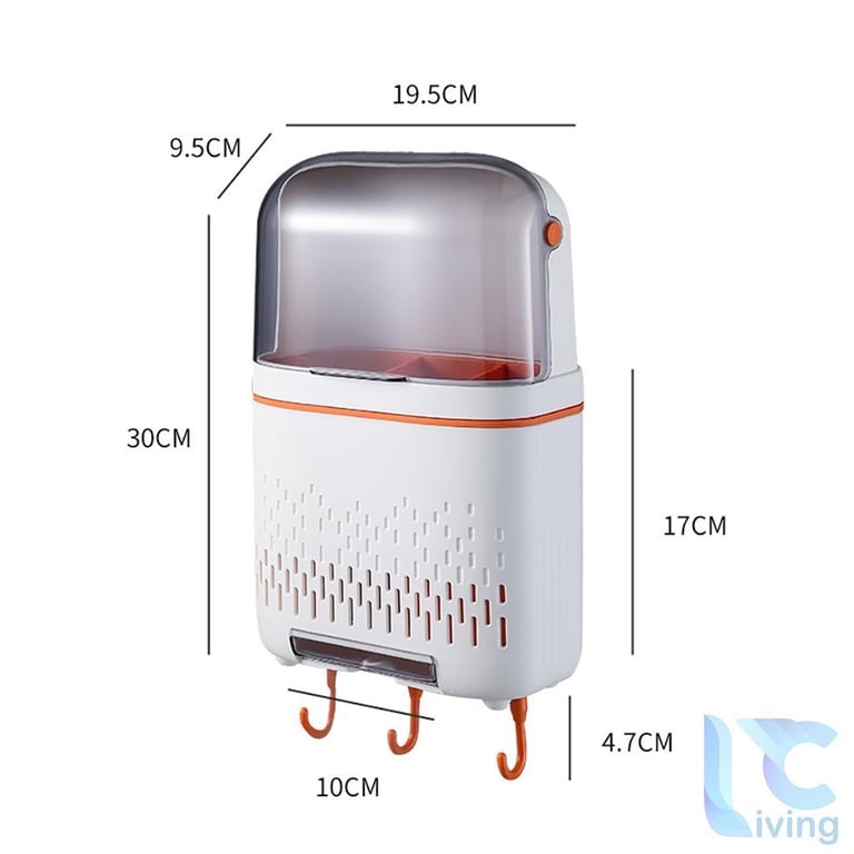 Ống Đựng Đũa Gắn Tường Chống Bụi