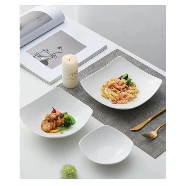 SET 5c  ĐĨA SỨ TRẮNG SÂU LÒNG