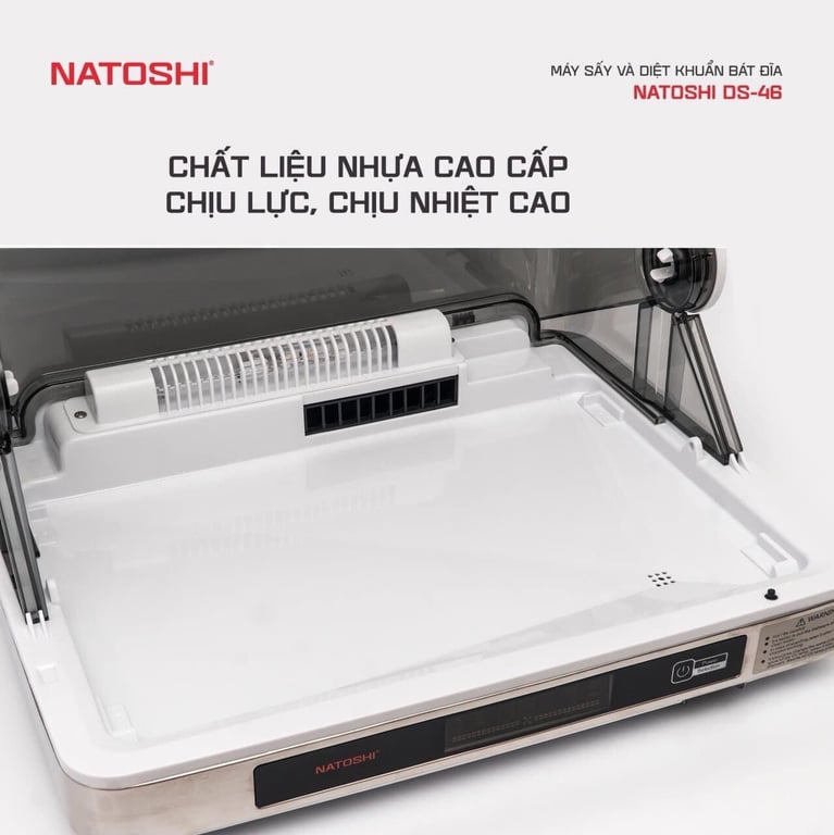 MÁYSẤY BÁT ĐĨA VÀ DIỆT KHUẨN NATOSHI D46L
