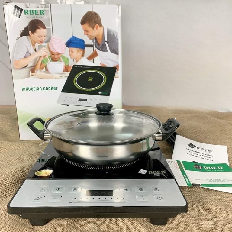 Bếp từ đơn Arber AB303 phím cơ