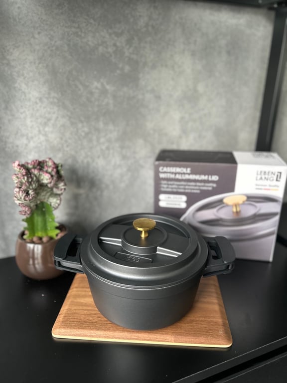 Nồi Nhôm Đúc cao cấp Lebenlang 20cm