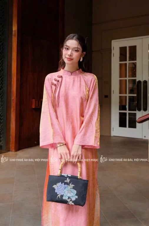 AD 4 tà tằm hồng 3 cúc dây thả (có bigsize)