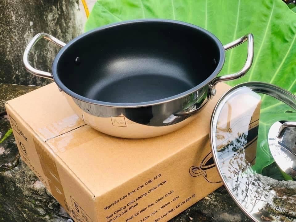 Nồi kho cá chống dính, hay còn gọi là chảo sâu lòng FiveStar