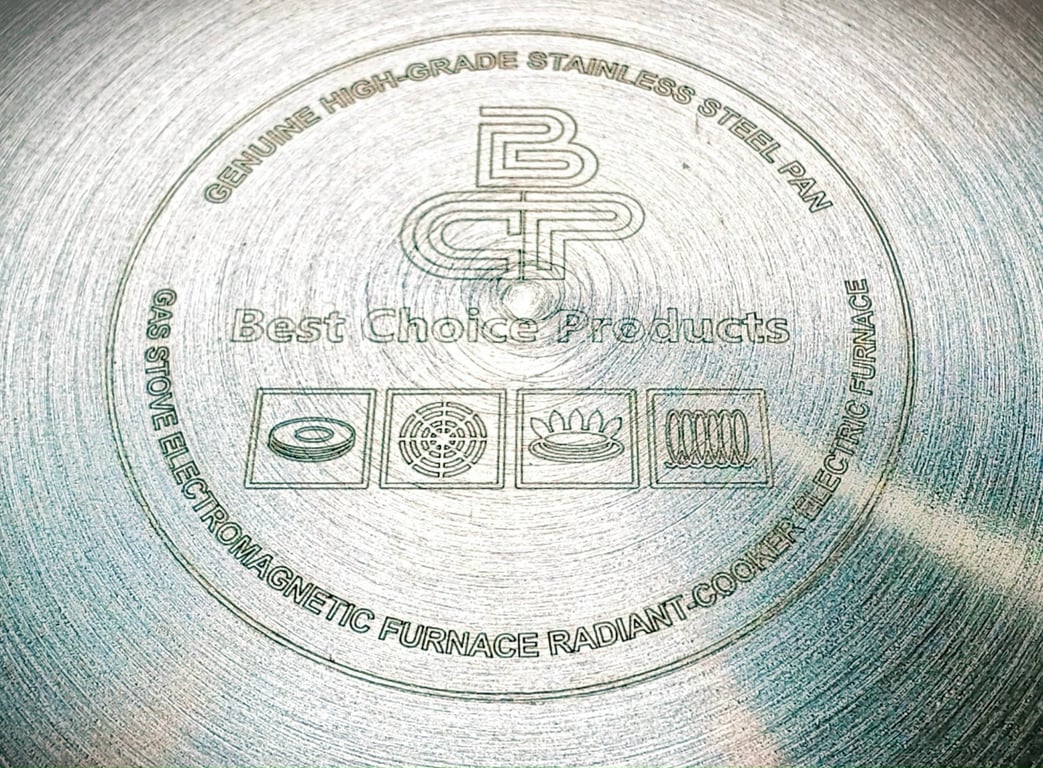 Chảo đúc inox nguyên khối BCP chống dính tự thân