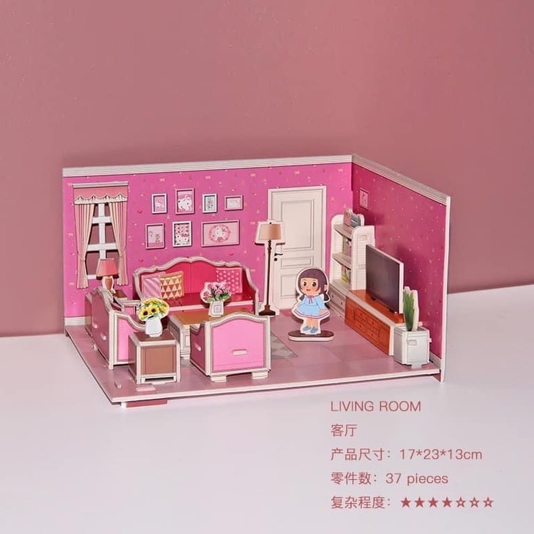 ĐỒ CHƠI LẮP GHÉP NHÀ 3D DIY