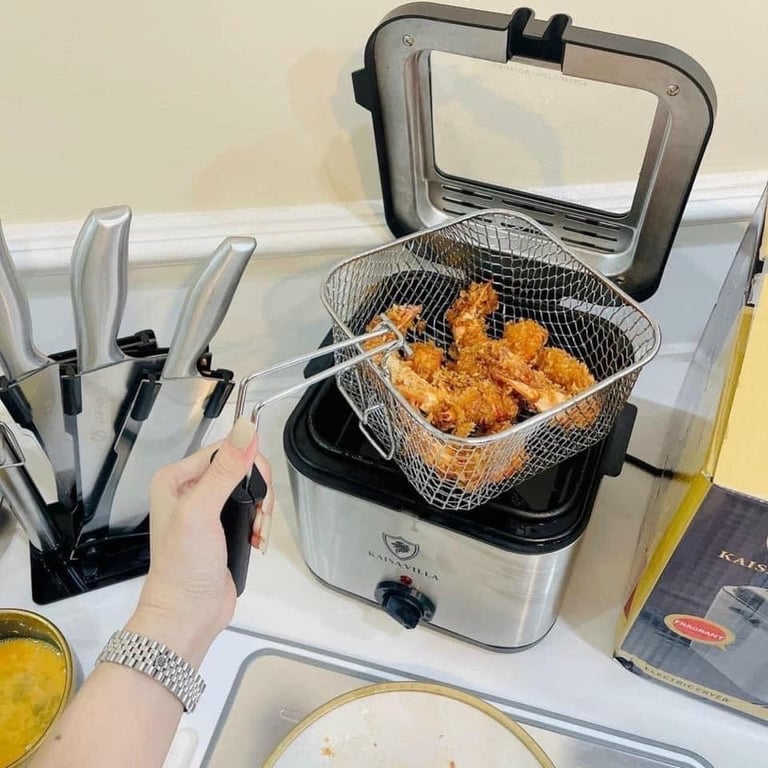 NỒI CHIÊN NGẬP DẦU KAISA VILLA - HÀNG NEW XUẤT ĐỨC