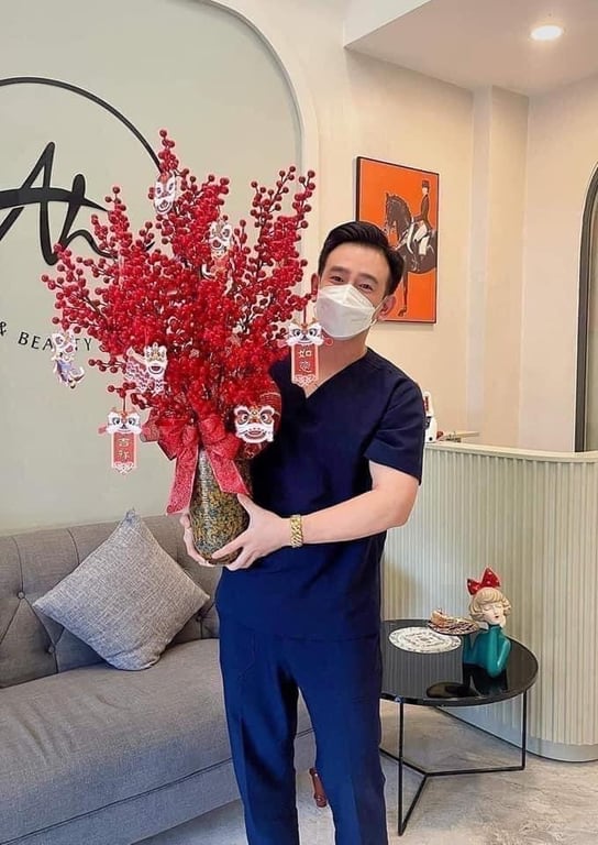 🌸 Cành Đào Đông Đỏ set 10 cành