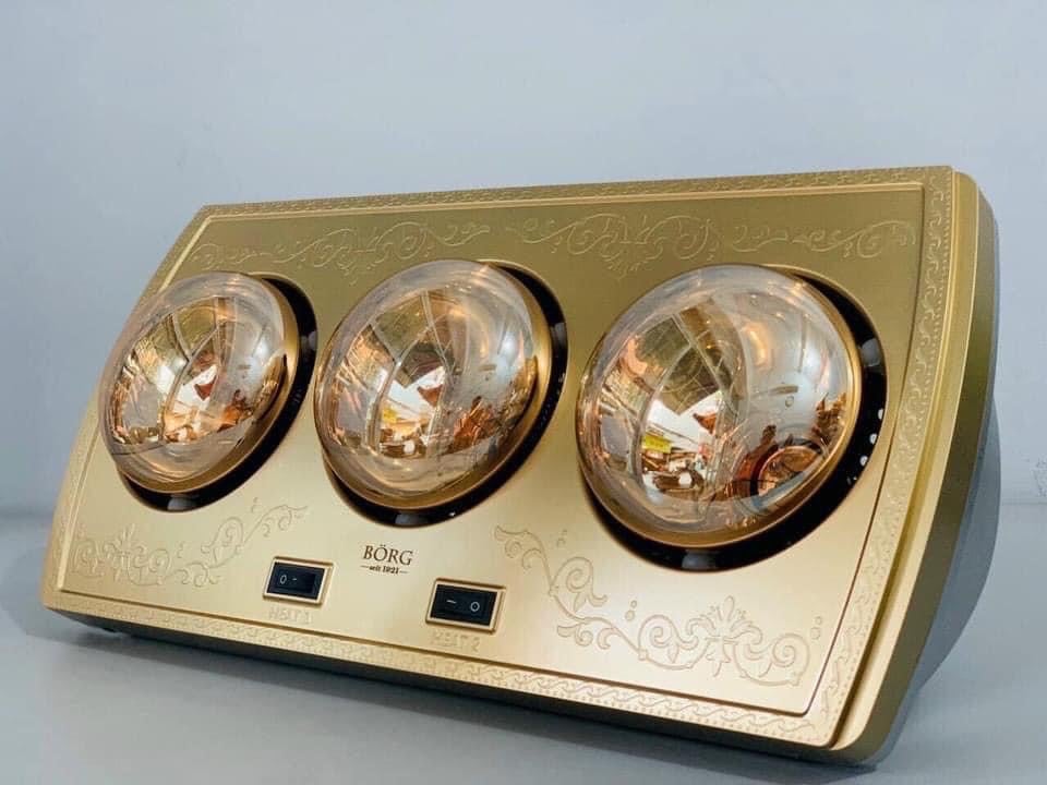 ĐÈN SƯỞI 3 BÓNG BORG BRAUN BU03