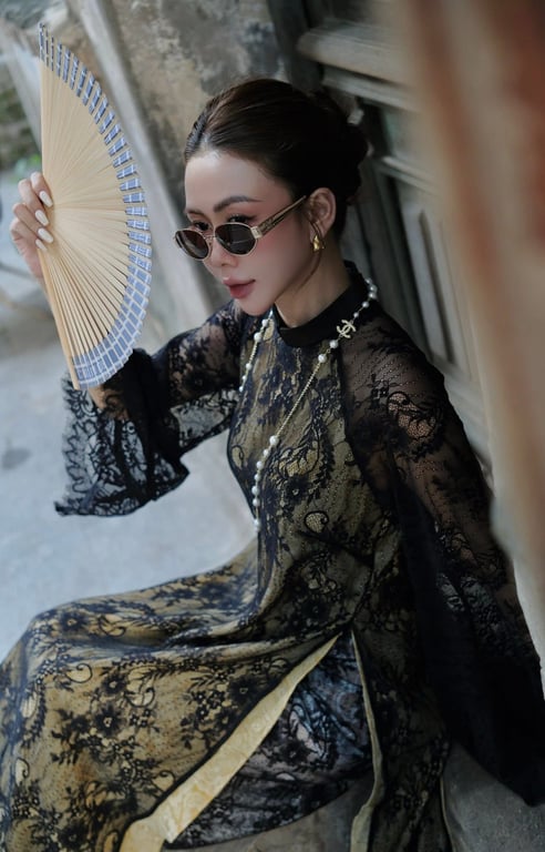 AD ren đen lót gấm thọ vàng S/M