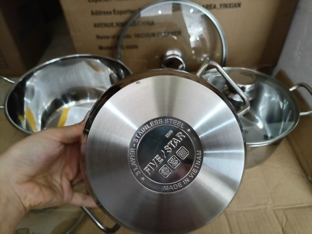 Bộ 3 nồi five star size 16-20-24cm