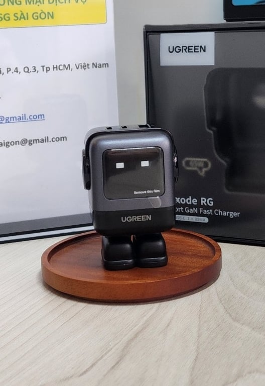 Củ Sạc Nhanh Robot Nexode RG 65W 3 cổng Type C x2, Type A x1 (CD361) Ugreen 15570